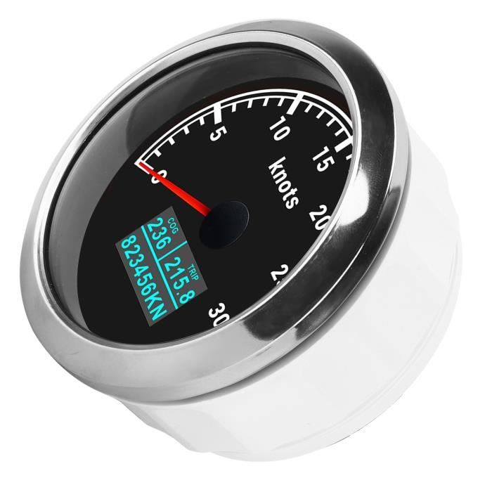 SUC-Jauge Compteur de Vitesse GPS de Voiture 3 en 1 avec Affichage  Multifonctionnel pour Bateaux bricolage jauge Assiette Cadran noi