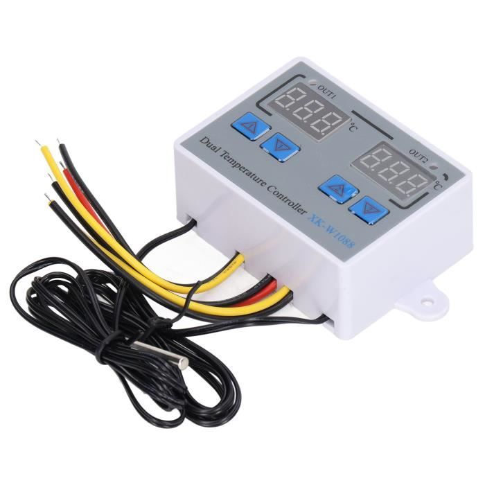 Control Humidité Contrôleur de température et d'humidité VBESTLIFE W1088 avec double ...
