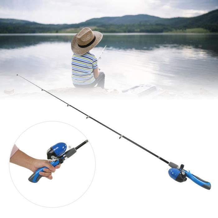 Kit Canne à Pêche Enfant LYPPUL 1.8m - Télescopique Avec Moulinet Et Boîte à Appâts