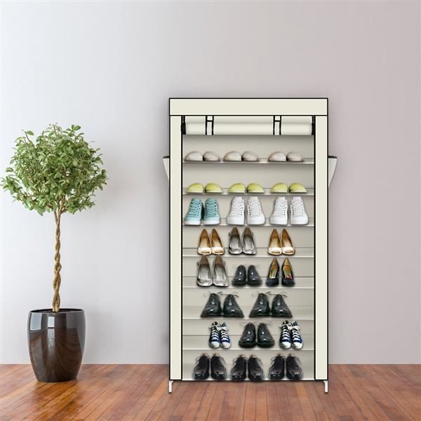 Boîte De Rangement à Chaussures Avec Couvercle Transparent - Pliable, 43x32x30cm, Pour Placard Ou Armoire
