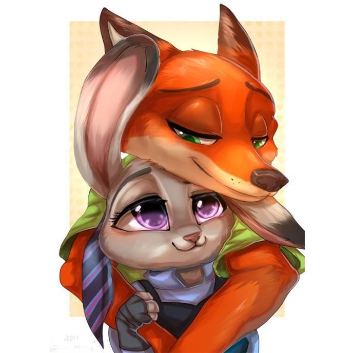 Diamond Painting Zootopia, Full Image - Painting