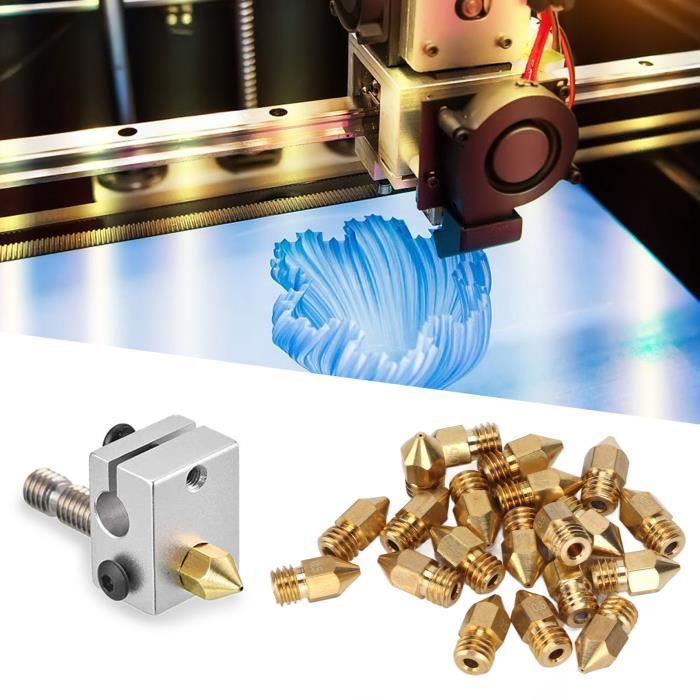 Kit 20 Buses Laiton Pour Anycubic Kobra 3, S1 - 8x0.4mm + 3x0.2/0.6/0.8/1.0mm - Pièce Imprimante 3D - 13