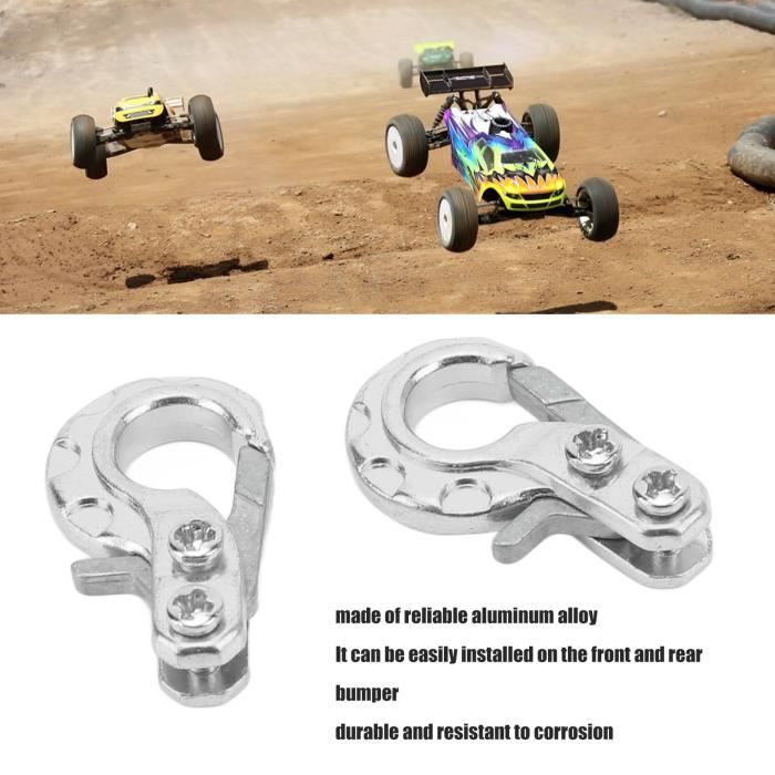 Anneaux D De Remorquage Rouges Pour Voiture RC 1/10 - Compatible Traxxas TRX-4 T4, En Alliage D'aluminium, Paire - 10