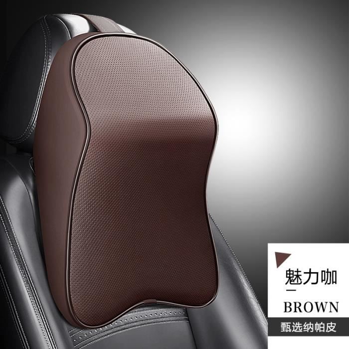 Appuie - tête de voiture, coussin de cou d'oreiller de voiture (noir