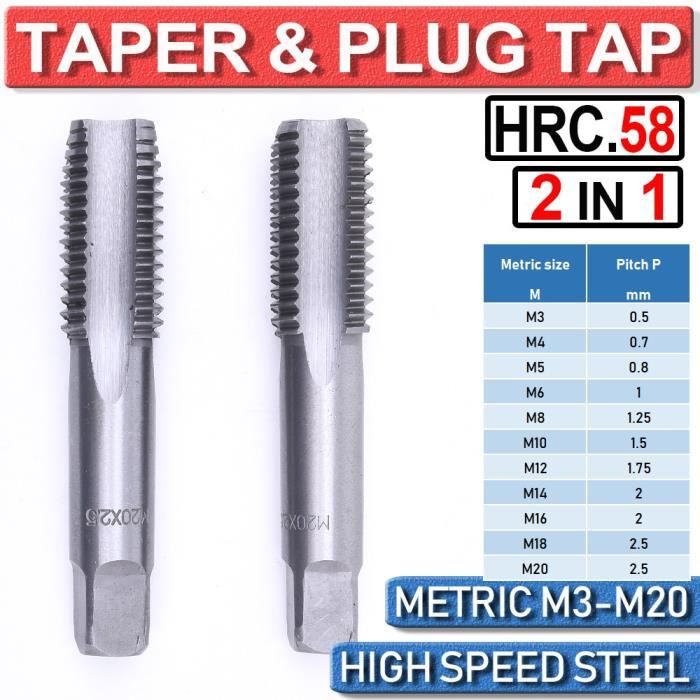 Filière HSS M3,5 X 0,6 Mm DIN 223 – Taraud Filetage Métrique Droit Qualité Industrielle