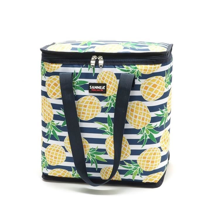 Sac Isotherme 22L Pique-nique – Bleu, Portable, Pliable, Neuf, Sans Marque