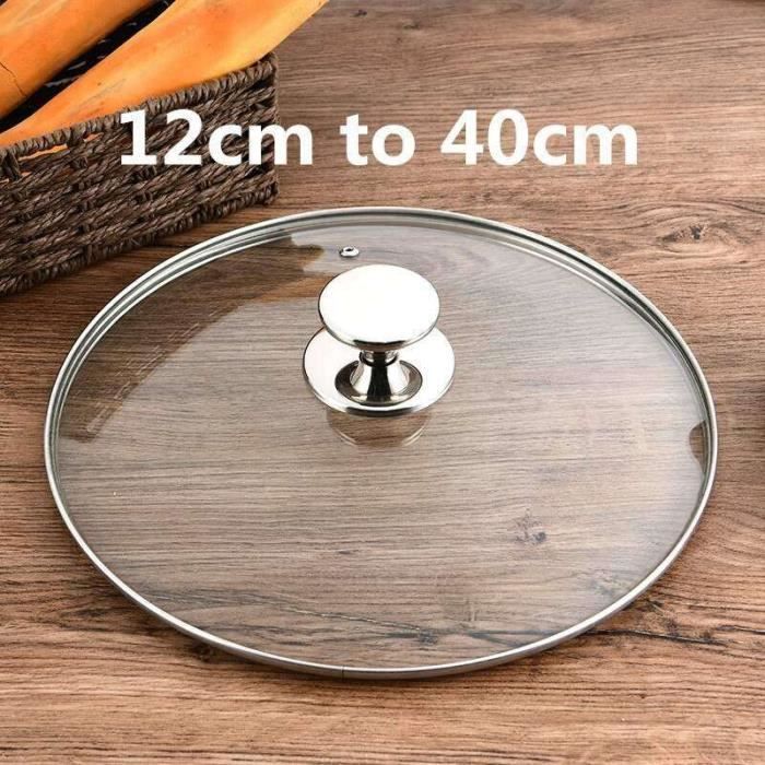 Couvercle En Verre Urushiyama UYG-28 Pour Poêle 29 Cm : Voir La Cuisson Sans Perdre La Vapeur !