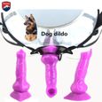 BH16883-MLSice jouets érotiques sangle sur coq amovible réglable harnais Animal chien gode loup pénis pour les - Type with Harne-1