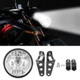 7 pouce Phare Moto LED Clignotant Universel Avant Feu Lampe Lumière -1