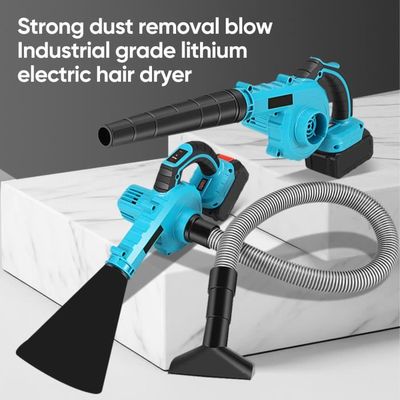 Souffleur Aspirateur Sans Fil 21V - 2 En 1, Batterie 4.0Ah, 500W, Vitesse 23 000 Tr/min, Pour Jardin Et Terrasse
