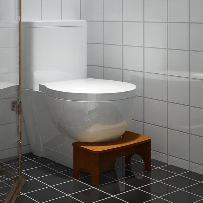 Repose-pieds De Toilette Ergonomique - Tabouret De Squat Antidérapant Pour Une Position Plus Naturelle - Bleu/Gris