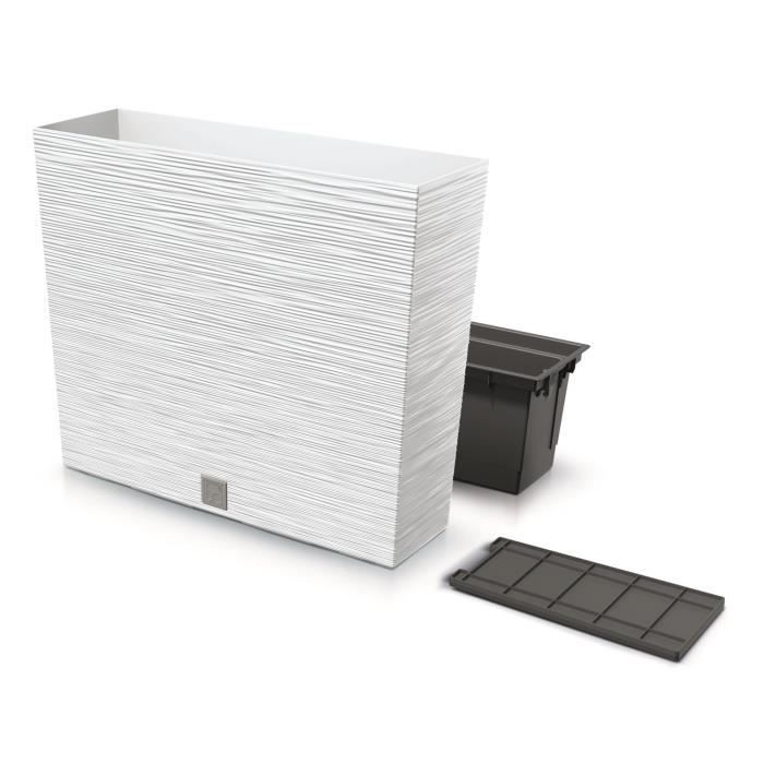 Prosperplast Urbi Case Tower DUC800T-S449 High Planter indoor & outdoor planter Indoor & outdoor planter Plastic 770x686 White Prosperplast Urbi Case Tower DUC800T-S449 High Planter indoor & outdoor planter Indoor & outdoor planter Plastic 770x686 White