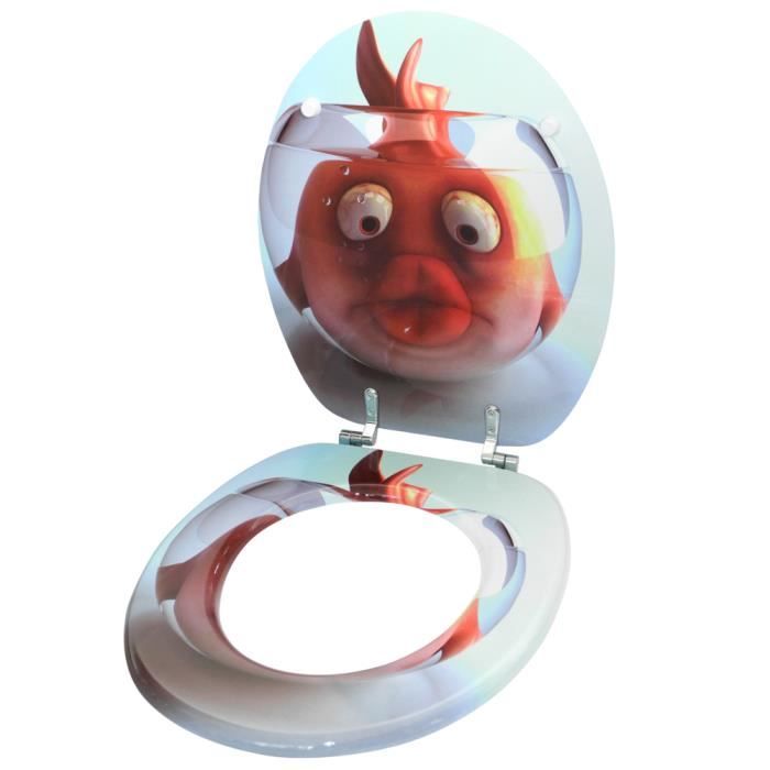 Abattant wc poisson rouge sales