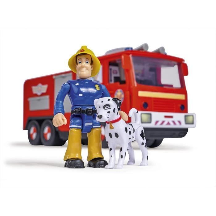Sam Le Pompier - Véhicule Jupiter Junior 17cm Avec Figurine Sam 7cm - Jouet Enfant 3 Ans Et Sam Le Pompier - Véhicule Jupiter Junior 17cm Avec Figurine Sam 7cm - Jouet Enfant 3 Ans Et