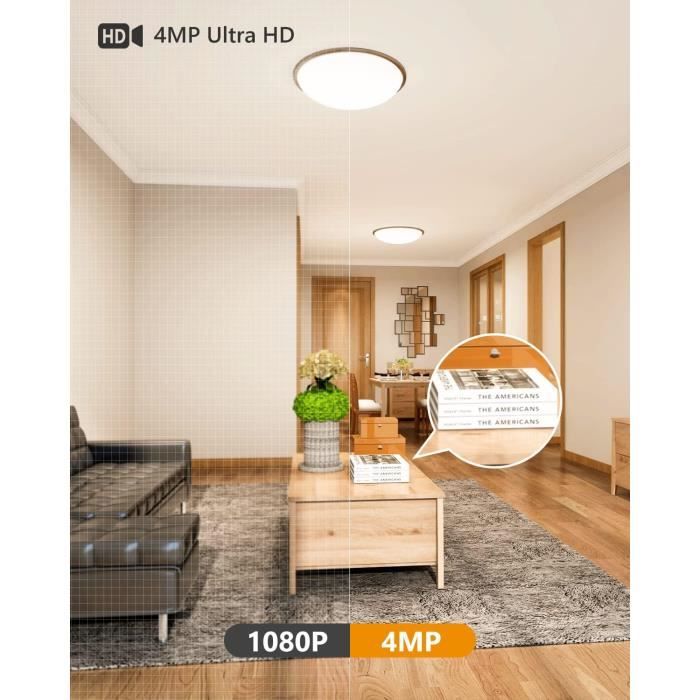 Caméra Surveillance Imou 2K Intérieur - 360° - Détection Humaine AI - Compatible Alexa