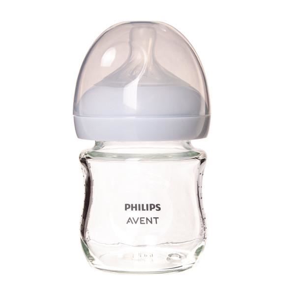 Philips Avent SCF051/17 Biberon Natural Verre 120 ml - 0 Mois+ : :  Bébé et Puériculture