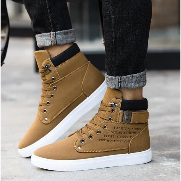 Chaussure homme kaki sales