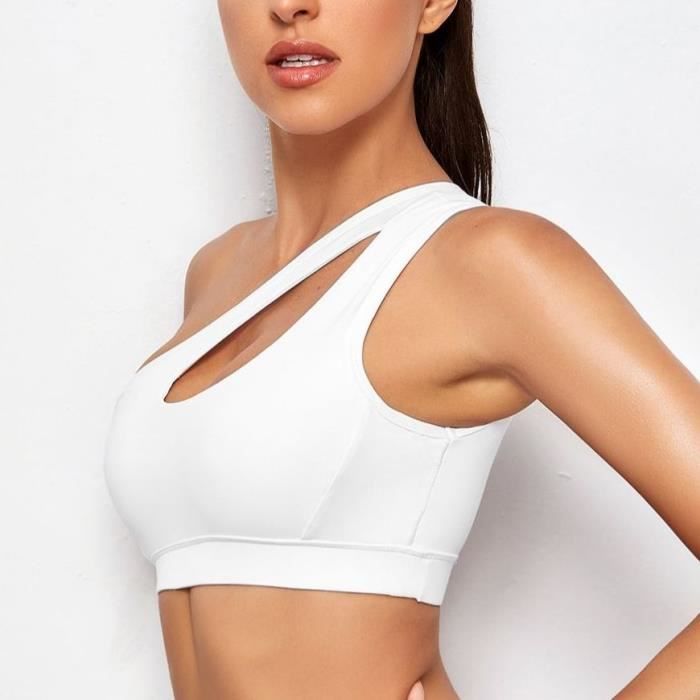 Brassière sport asymétrique best sale