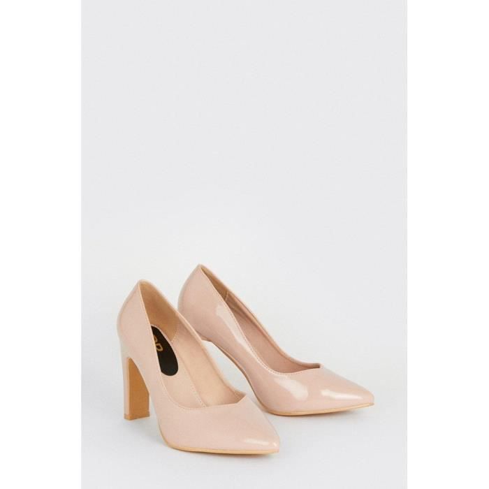 Escarpins Femme Dorothy Perkins Coupe Large Talon Fin Rose Brillant Achat Vente Escarpins Femme Dorothy Perkins Coupe Large Talon Fin Rose Brillant pas cher Cdiscount