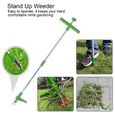 JARD-Extracteur de mauvaises herbes portable tenir désherbeur à longue poignée outil dissolvant tueur racines pelouse☪Lv.life☪NIM-3