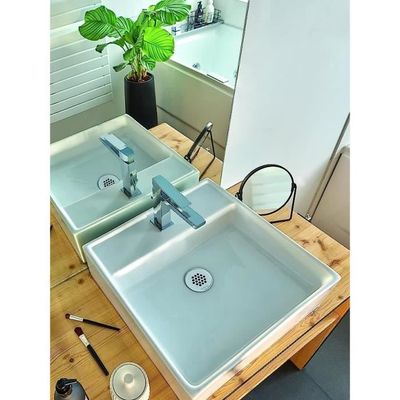 Kit De Vidange Laiton Pour Lavabo/salle De Bain - Piège En P 1 1/4", Finition Bronze, Neuf
