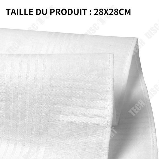 Mouchoirs Charles En Coton 3 Coloris - Ligne Verte