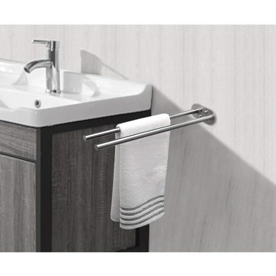 HBlife Porte Serviettes Acier inoxydable Porte-Serviettes 40 CM Murale avec vis Serviette Barre /À Serviettes Barre Acier Inox