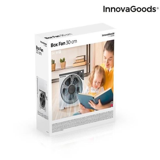 minuterie blanc et gris grille rotative Ardes AR5B24 Ventilateur Box Floor 26 3 vitesses de rotation