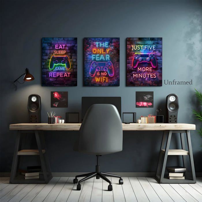 Poster Valorant Neon - Décoration Murale Gamer 20x30 Cm - Idéal Chambre, Salon - Cadeau Fan De Jeux Vidéo
