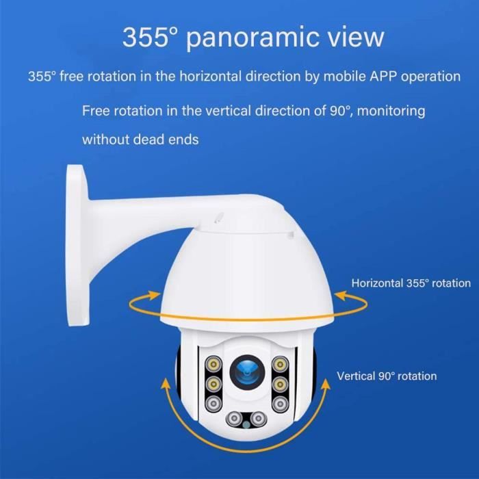 Caméra De Surveillance - ANTELA - 1080P - Vision Nocturne - Détection