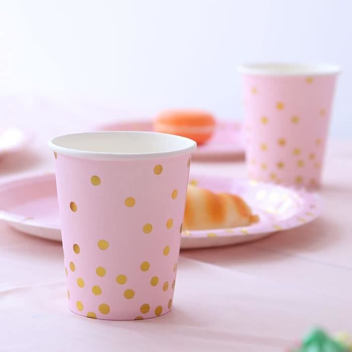 Ensemble De Fournitures Pour Fête D'anniversaire De Chat, Assiettes, Nappe, Gobelets, Pailles Pour Les Décorations De Fête De Chat Pour Les Enfants, Pour 20 Invités