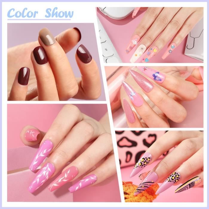 Vishine Vernis Gels Semi-Permanent, Lot de 6 Vernis à Ongles couleur de