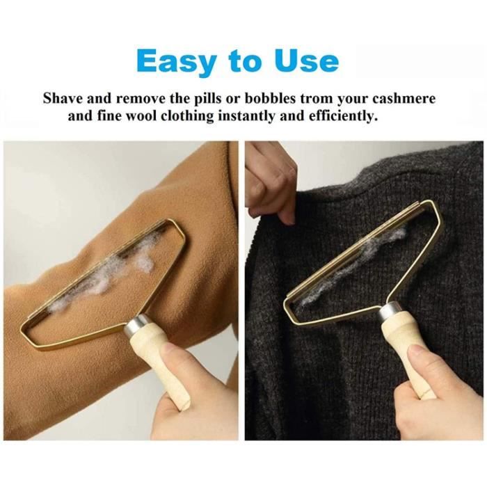 LacyMC Lot De 2 Brosse à Dents Dentier,Brosse Portable Double Face Pour