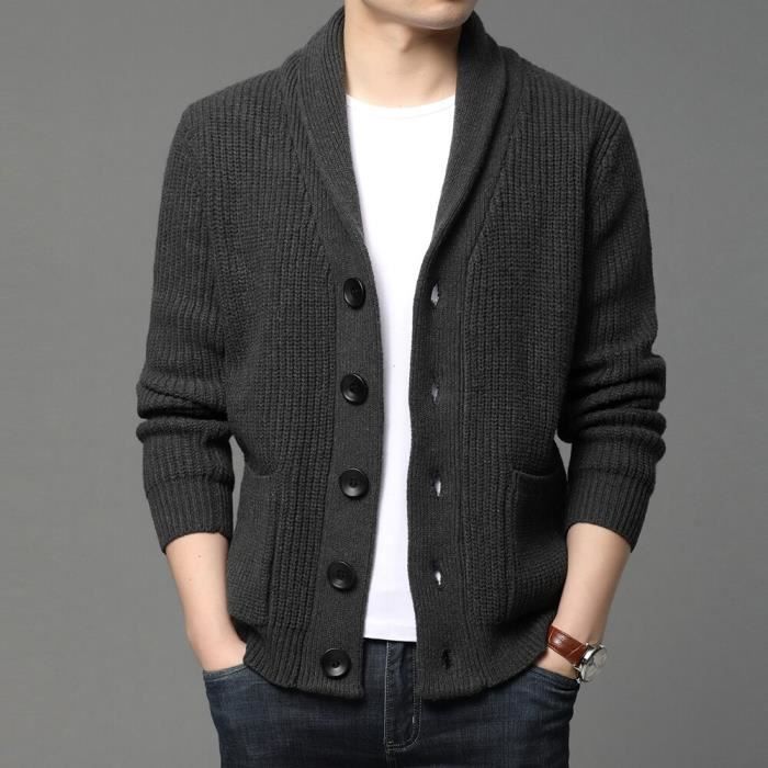 Veste en 2025 laine blanche homme