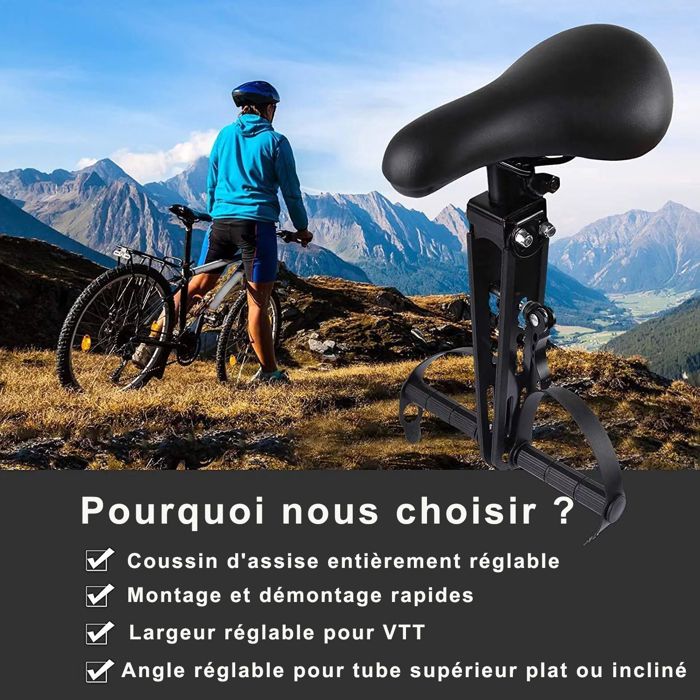 Siège Vélo Enfant XIEEIX – Montage Sur Guidon, Amovible, Avant (neuf)