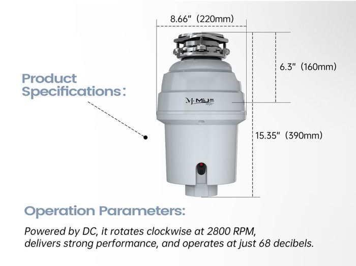 Broyeur De Déchets Alimentaires Installé Sous L'évier De Cuisine Avec