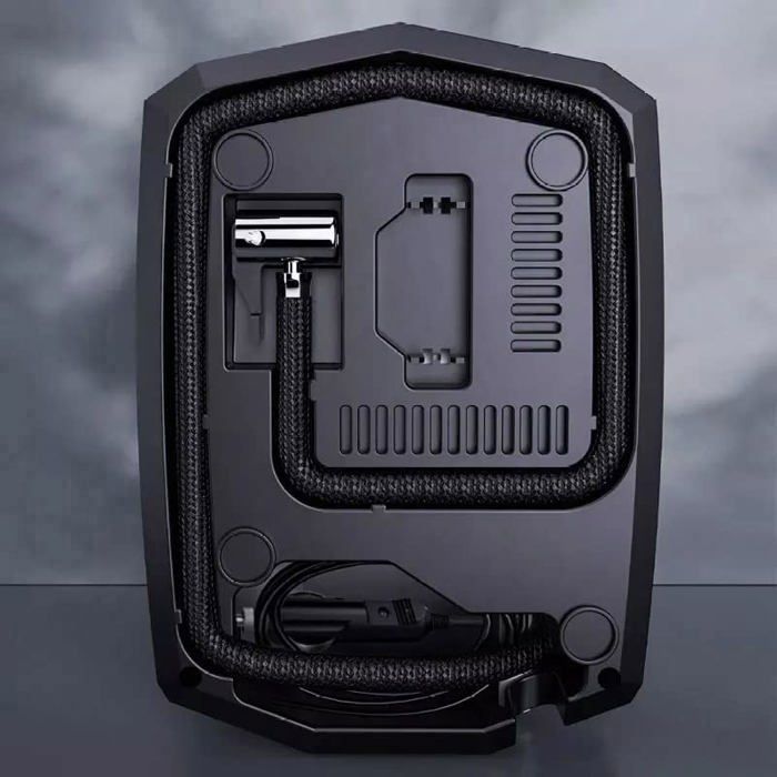 INSTR Gonfleur de Pneu Portable Compresseur d'air Pompe à Air de Voiture pour Pneus de Voiture 100PSI Gonflage Pneus Gonfleur