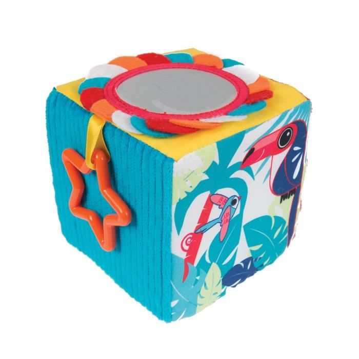 Cube d'éveil - LUDI - Thème jungle - Tout doux et tout mou - Stimule les  sens de Bébé - Cdiscount Jeux - Jouets