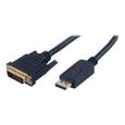 Câble DisplayPort mâle / DVI-D mâle - 2 m - MCL Samar-0