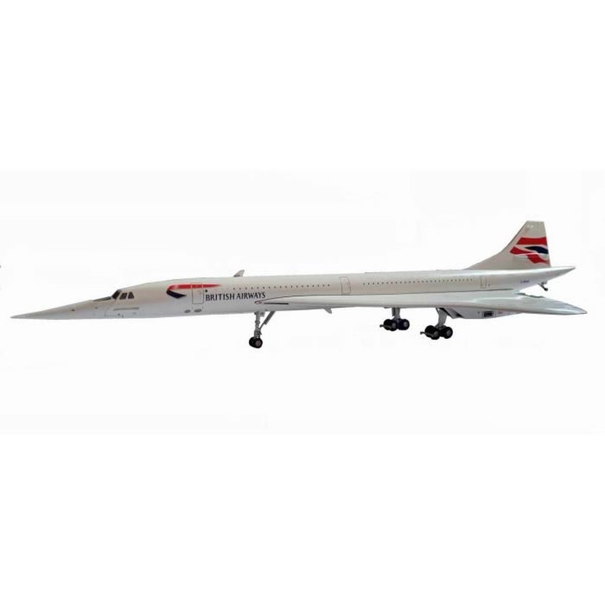 Maquette Airbus Concorde British Airways - Échelle 1/6 - PVC - Cadeau Personnel