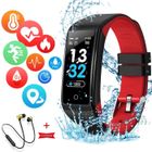 DUODUOGO Montre Connectée Femmes Homme Enfant MI IP68 Sport Montre Bluetooth Montre Intelligente +Casques bluetooth