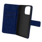 Étui iPhone 14 Pro Max Portefeuille AVIZAR - Effet Mat Soft Touch - Bleu nuit - Fonction Support Vidéo