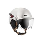 Casque vélo Casr GLOW AVEC LED ET VISIERE CREME – L