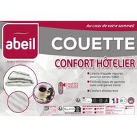 ABEIL Couette Confort Hôtelier 140 x 200 cm