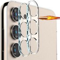 2 Protection Caméra pour Samsung Galaxy S24, Verre Trempé Antichoc Anti-Rayures