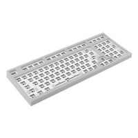 98Keys Hot Swap Kit de Clavier Mécanique Music Rhythm Light Effect/Mode 3/5 Pins Swapable Hot-Swapable Keyboard Kit pour gris