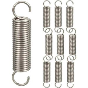 10 Broches De Serrure à Ressort Zaplyte – 3,46 Mm Acier Inoxydable – Argent