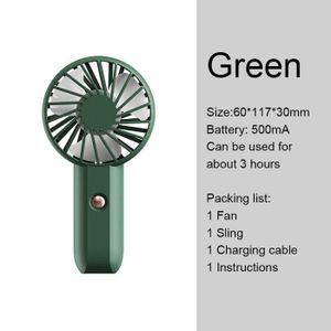 VENTILATEUR C vert - Ventilateur électrique Portable à suspens
