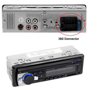 AUTORADIO JSD 520 court - Autoradio Bluetooth 12V, 1 unité, lecteur multimédia, Audio stéréo, entrée Aux, SD, USB, MP3,