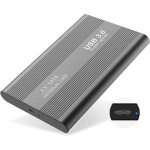 Disque Dur Externe - 10To - USB 3.1 Ultra-Mince 2.5 Design métallique HDD  Portable pour PC, Mac, Portable - Noir - Cdiscount Informatique